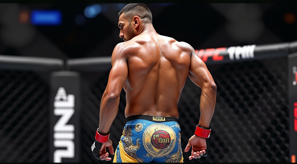 Alexandre Pantoja luce shorts personalizados en su defensa del título mosca en UFC 317