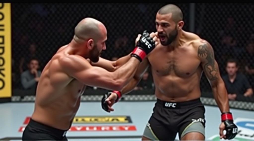 El inesperado y cómico final de la pelea en UFC Atlanta que nadie vio venir