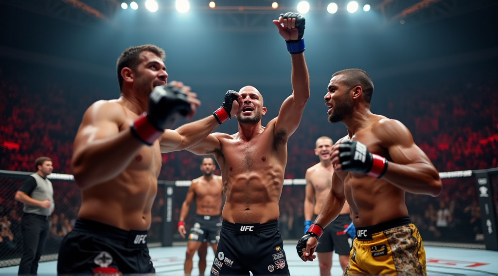 Merab Dvalishvili y Kayla Harrison brillan en UFC 316 con actuaciones espectaculares