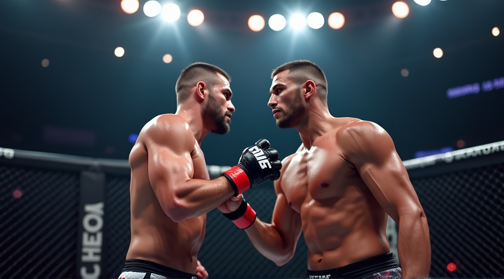 El intenso intercambio entre Tsarukyan y Topuria antes del UFC 317