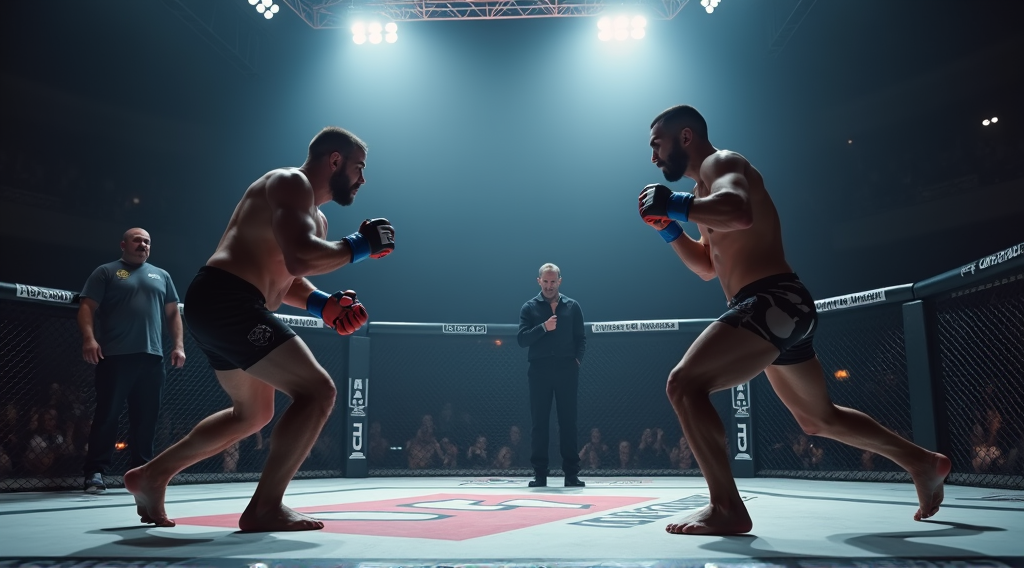 Magomed Ankalaev y Alex Pereira se enfrentan de nuevo en UFC 320 con Herb Dean como árbitro