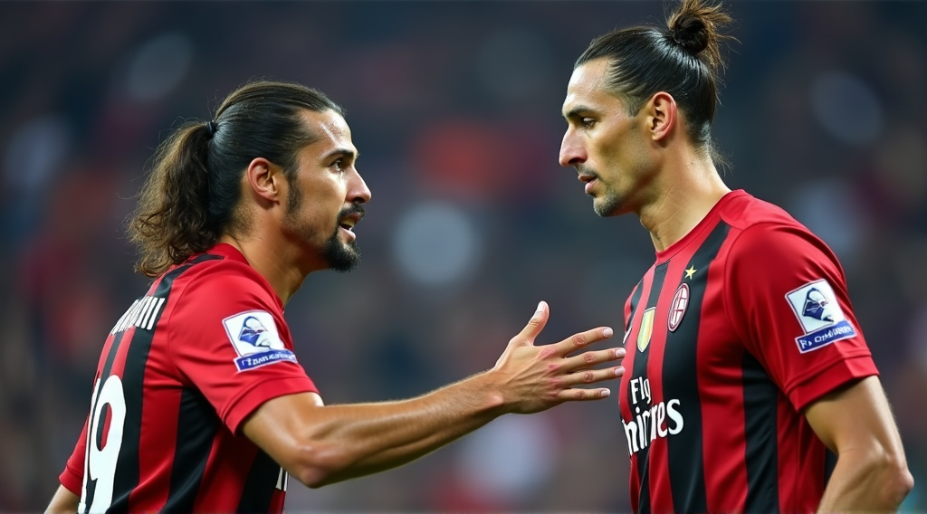 El inesperado encuentro entre Alex Pereira y Zlatan Ibrahimović en el San Siro
