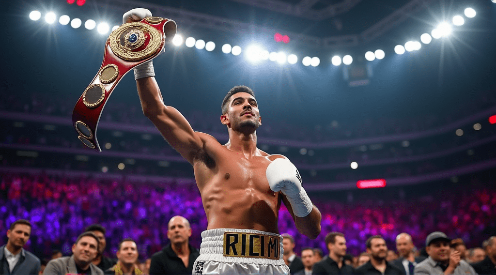 Ryan García domina a Barrios y se corona campeón mundial en una noche de emociones en Las Vegas