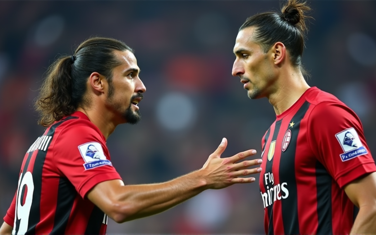 El inesperado encuentro entre Alex Pereira y Zlatan Ibrahimović en el San Siro